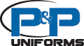 P and P Uniforms Logo